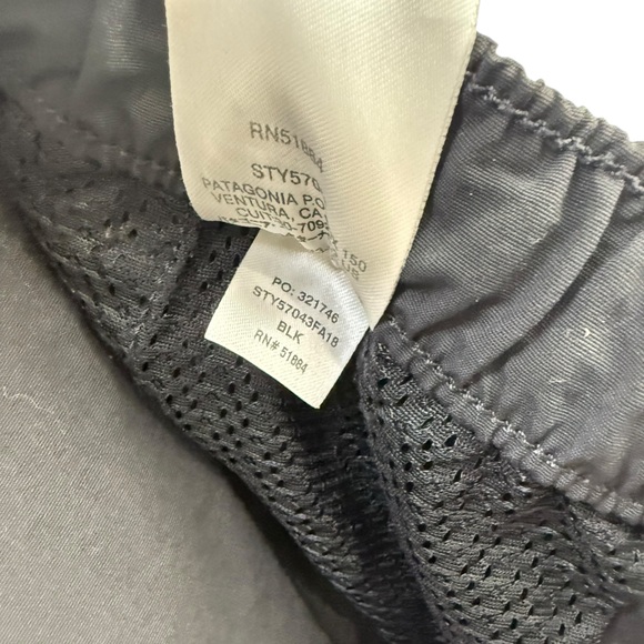 Patagonia Barely Baggies Shorts Black 2.5” Inseam - Picture 8 of 9